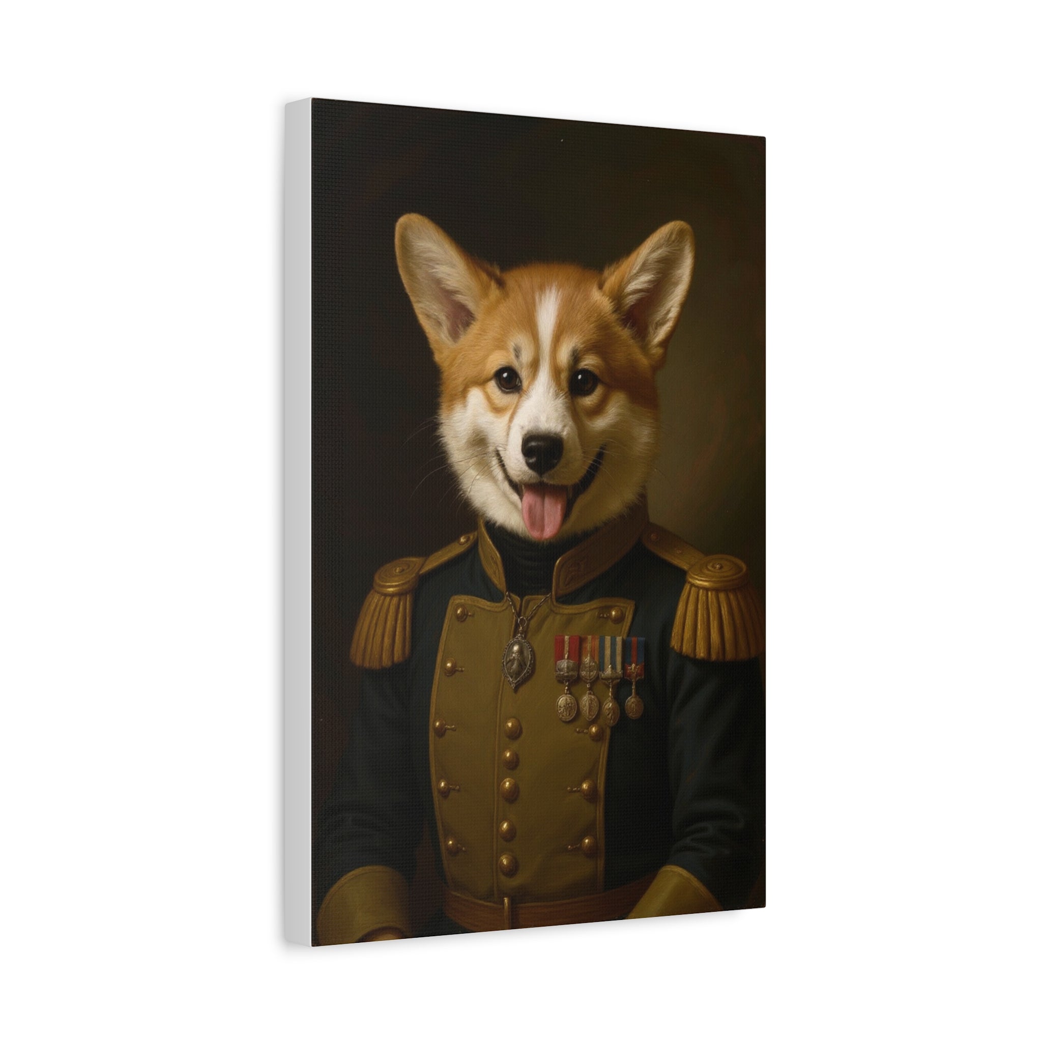 Napoleonic-Era General Dog Portrait