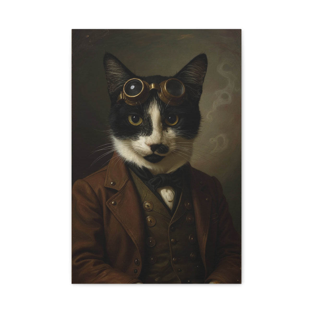 Steampunk Cat Portrait