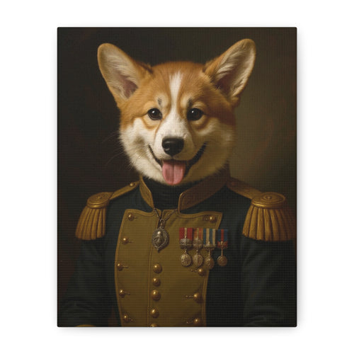 Napoleonic-Era General Dog Portrait