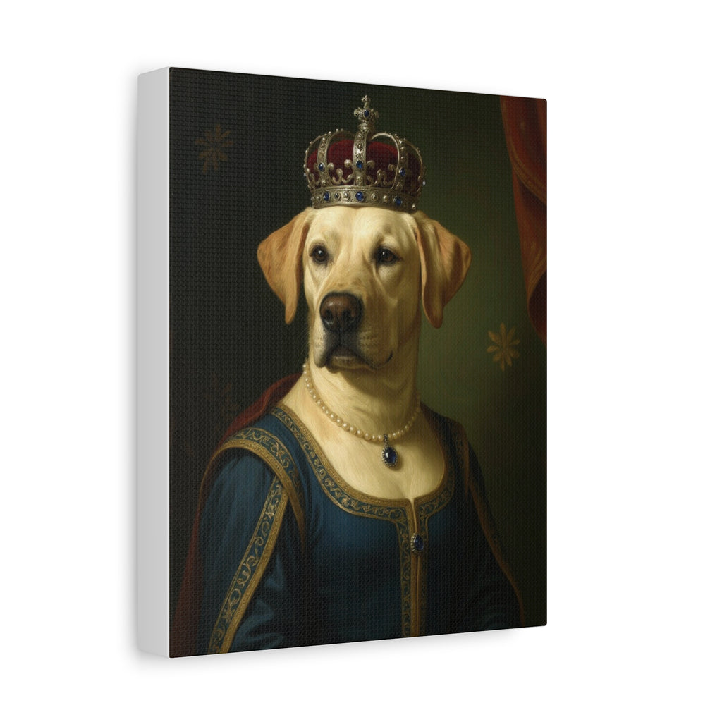 Renaissance Lady Dog Portrait