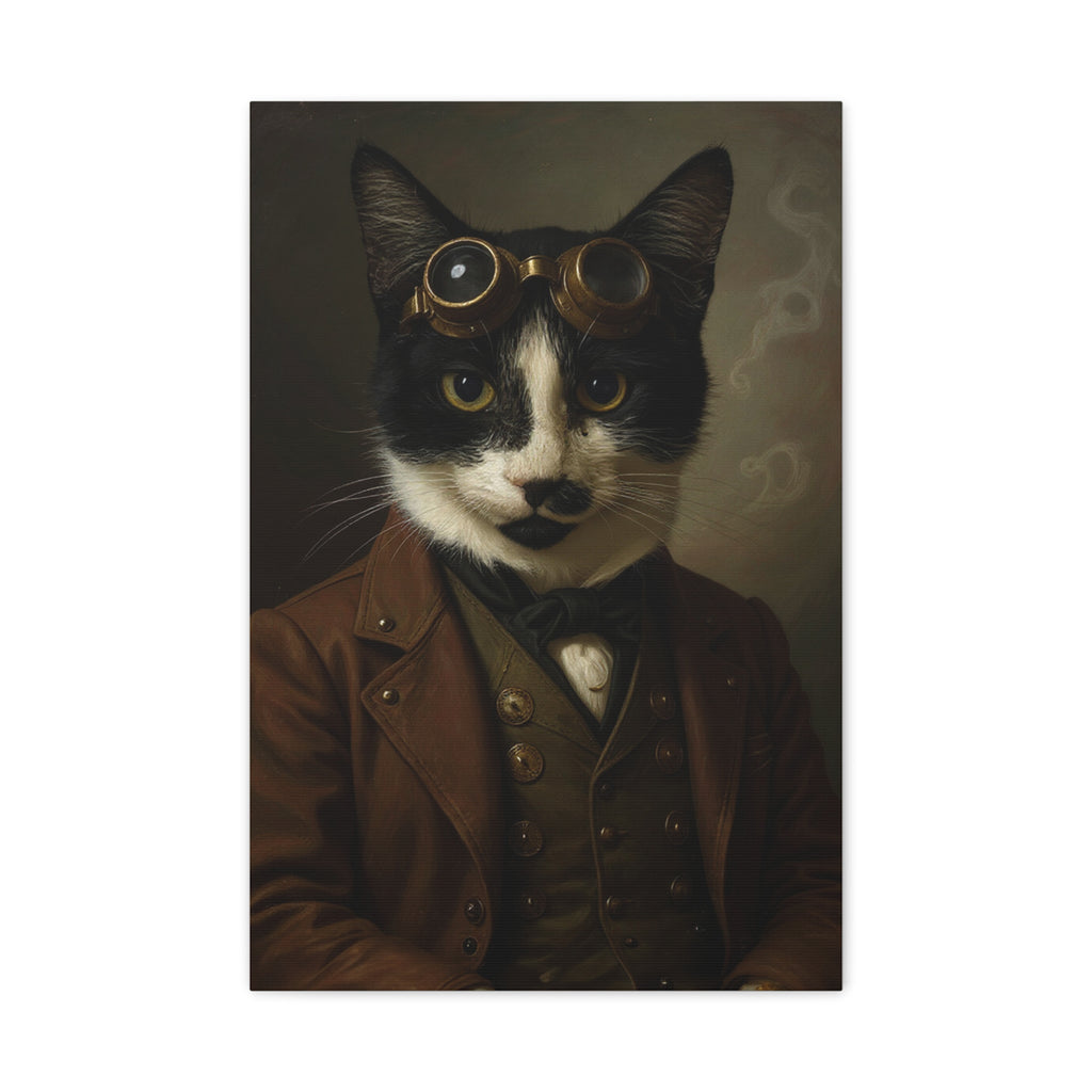 Steampunk Cat Portrait