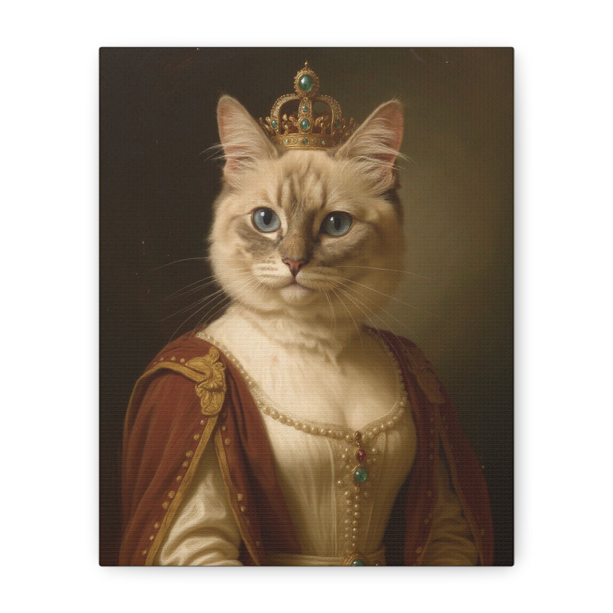 Renaissance Noble Cat Portrait