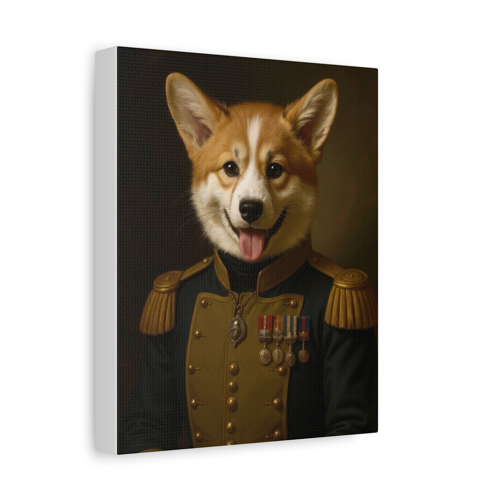 Napoleonic-Era General Dog Portrait
