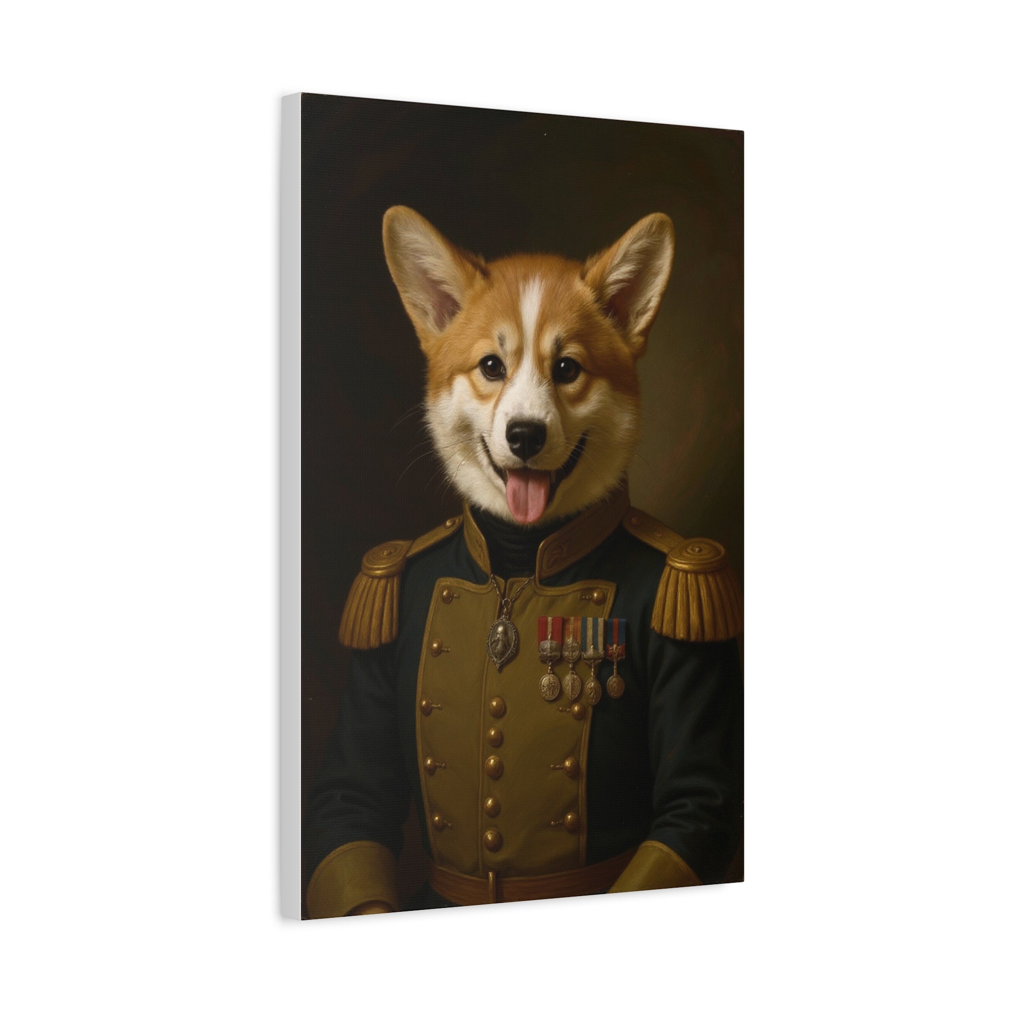 Napoleonic-Era General Dog Portrait