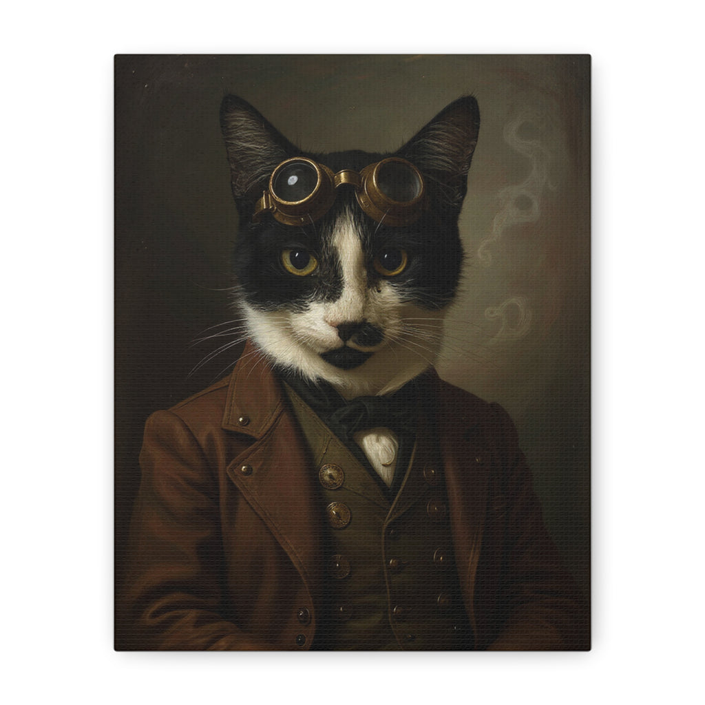 Steampunk Cat Portrait