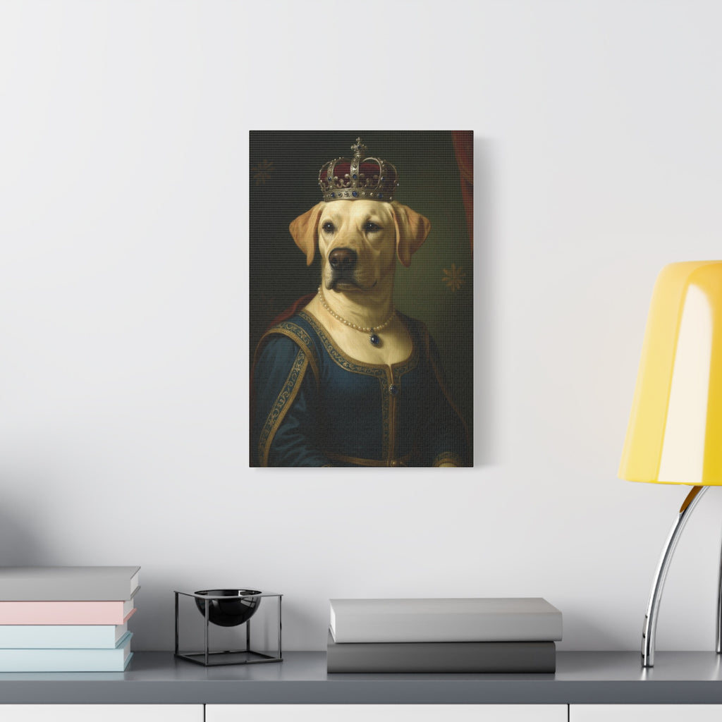 Renaissance Lady Dog Portrait