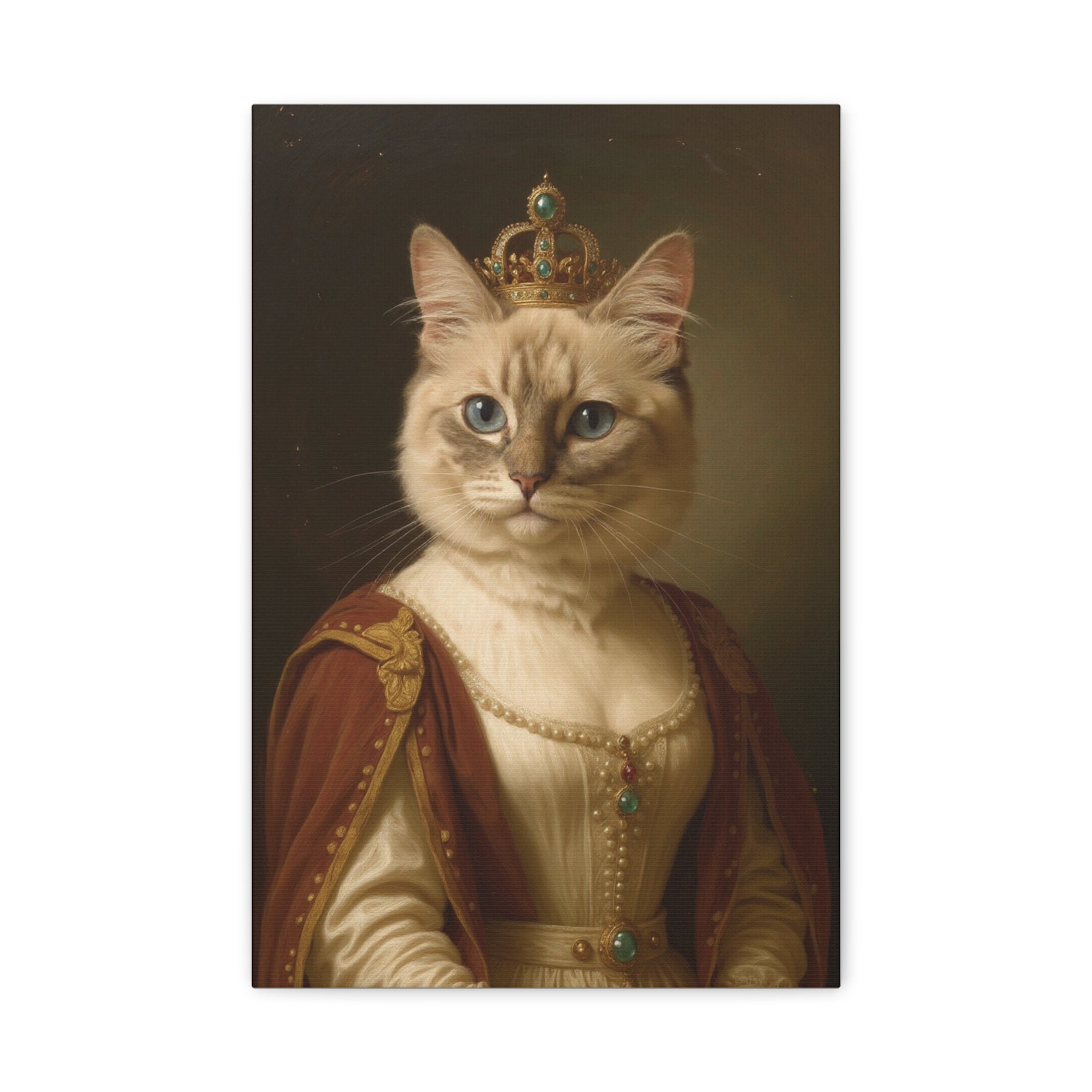 Renaissance Noble Cat Portrait
