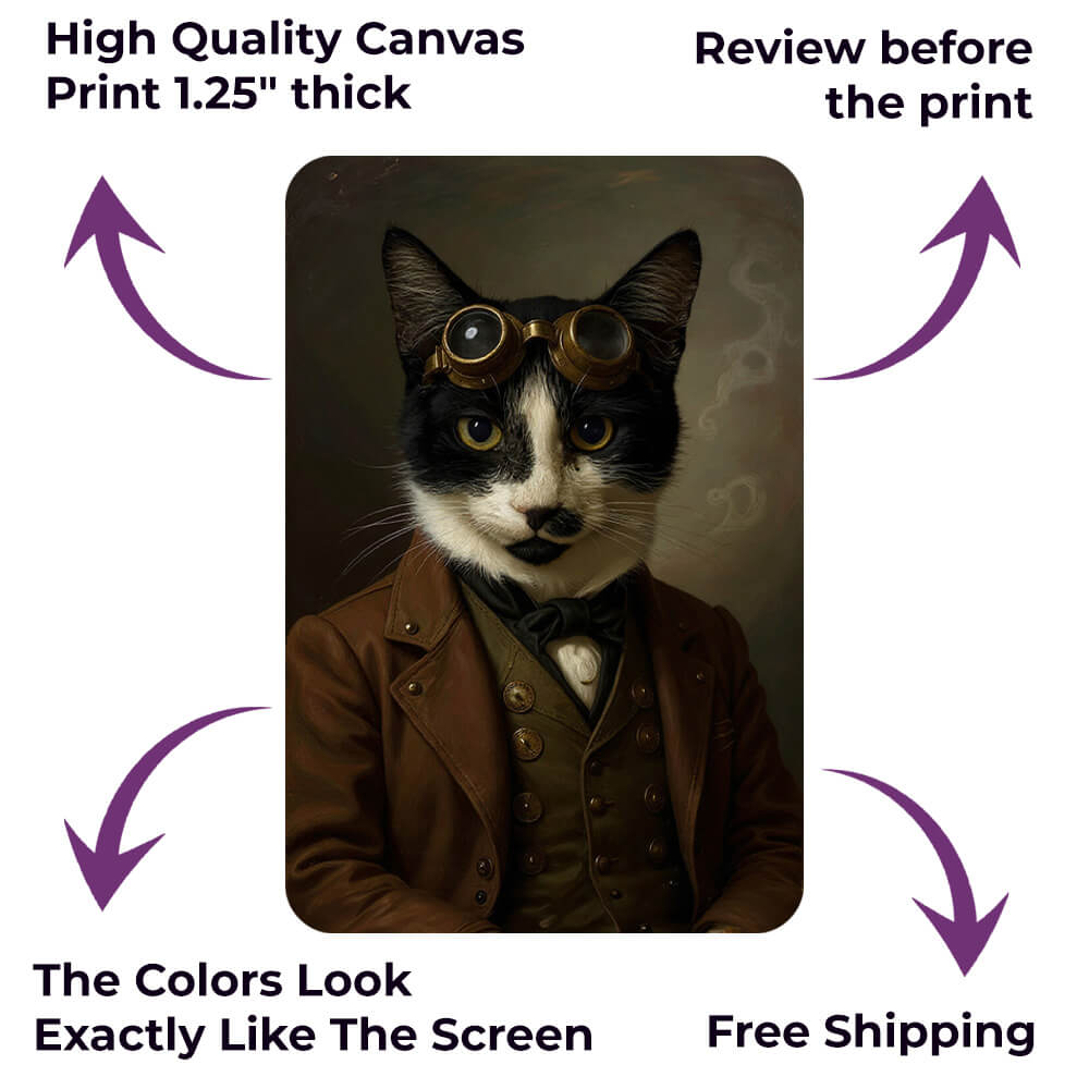 Renaissance Noble Cat Portrait